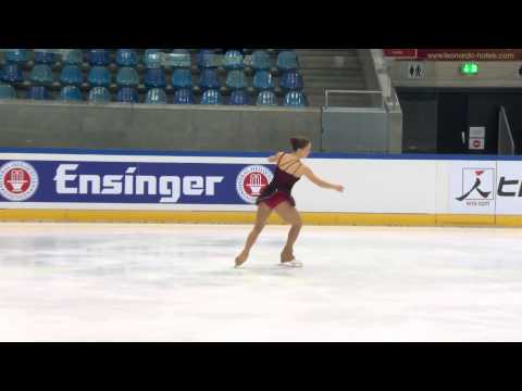 ISU 2014 Jr Grand Prix Dresden Ladies Short Program Giada RUSSO ITA