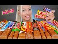 ASMR EATING CHOCOLATE CANDY BARS SNICKERS TWIX REESES GALAXY 초코바 초콜릿 DESSERT MUKBANG 먹