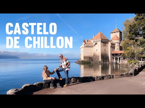 CHÂTEAU DE CHILLON: o CASTELO medieval mais lindo e mais visitado da SUÍÇA!🇨🇭