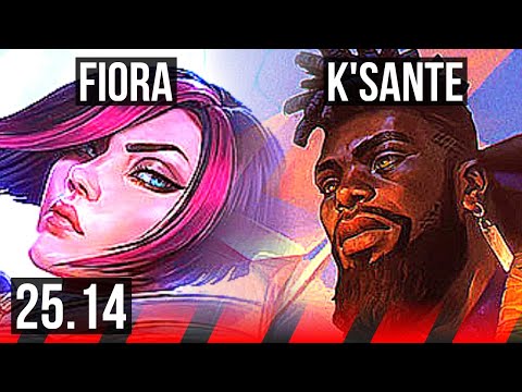 FIORA vs K'SANTE (TOP) | 7 solo kills | EUW Diamond | 25.14