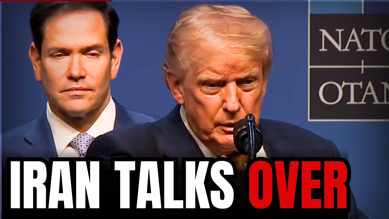 Trump: "We're Done Negotiating With Iran" | NATO Press Conference