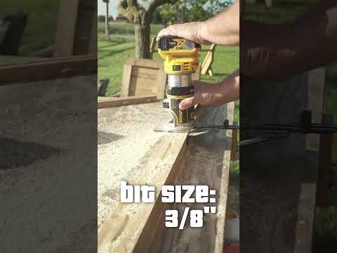 Router guide for the Dewalt 20v router #shorts