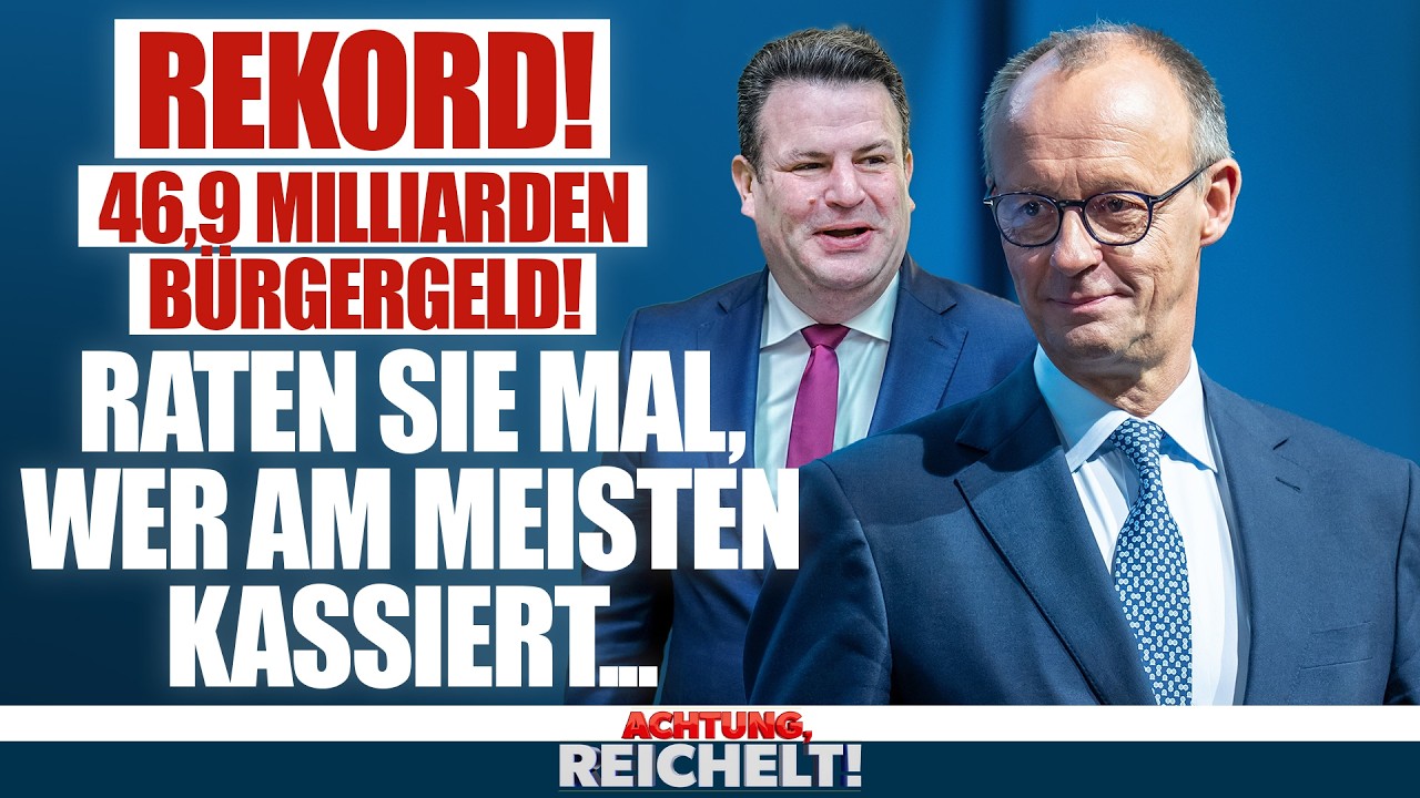 22,2 Milliarden Bürgergeld für Ausländer, null Euro für Steuersenkungen | Achtung, Reichelt! 29.4.25