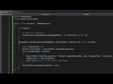 Coroutines in Unity