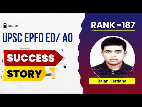 EPFO EO AO Exam Syllabus Preparation Sources, Interview Strategy & Guidance by Selected Toppers