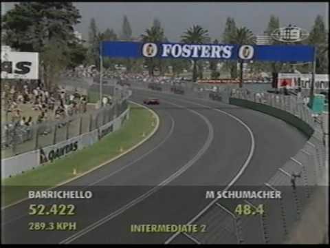 Schumacher Pole Australia 2001
