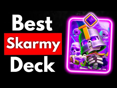 BEST Skeleton Army Evolution Deck in Clash Royale!!