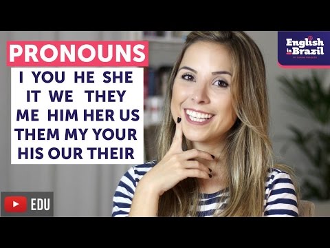 PRONOMES EM INGLÊS | Como usar I, me, my, they, we, us, our...