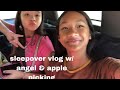 Sleepover Vlog W Angel Apple Picking