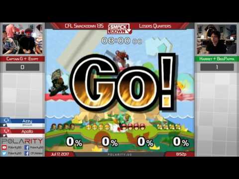 CFL Smackdown 135 Melee - Captain G + Egypt vs Harriet + Biggpappa - Doubles Losers Quarters
