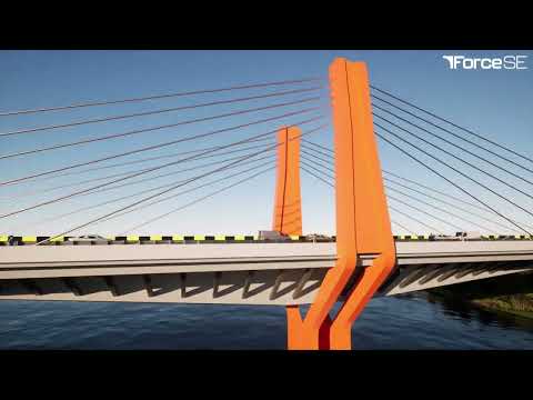 Extradosed bridge across Narmada near Jabalpur | Designed by Force SE