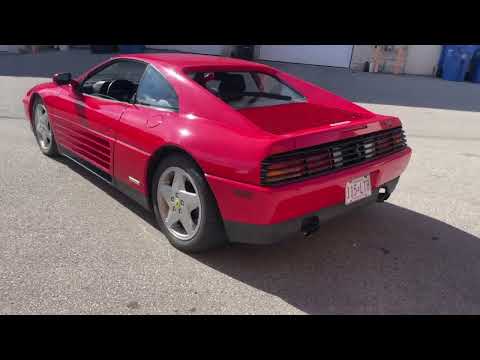**SOLD on the CCC Buy-It-Now Lot** 49K km One Family Owned 1991 Ferrari 348 tb 5-Speed Gated Manual – Inspected