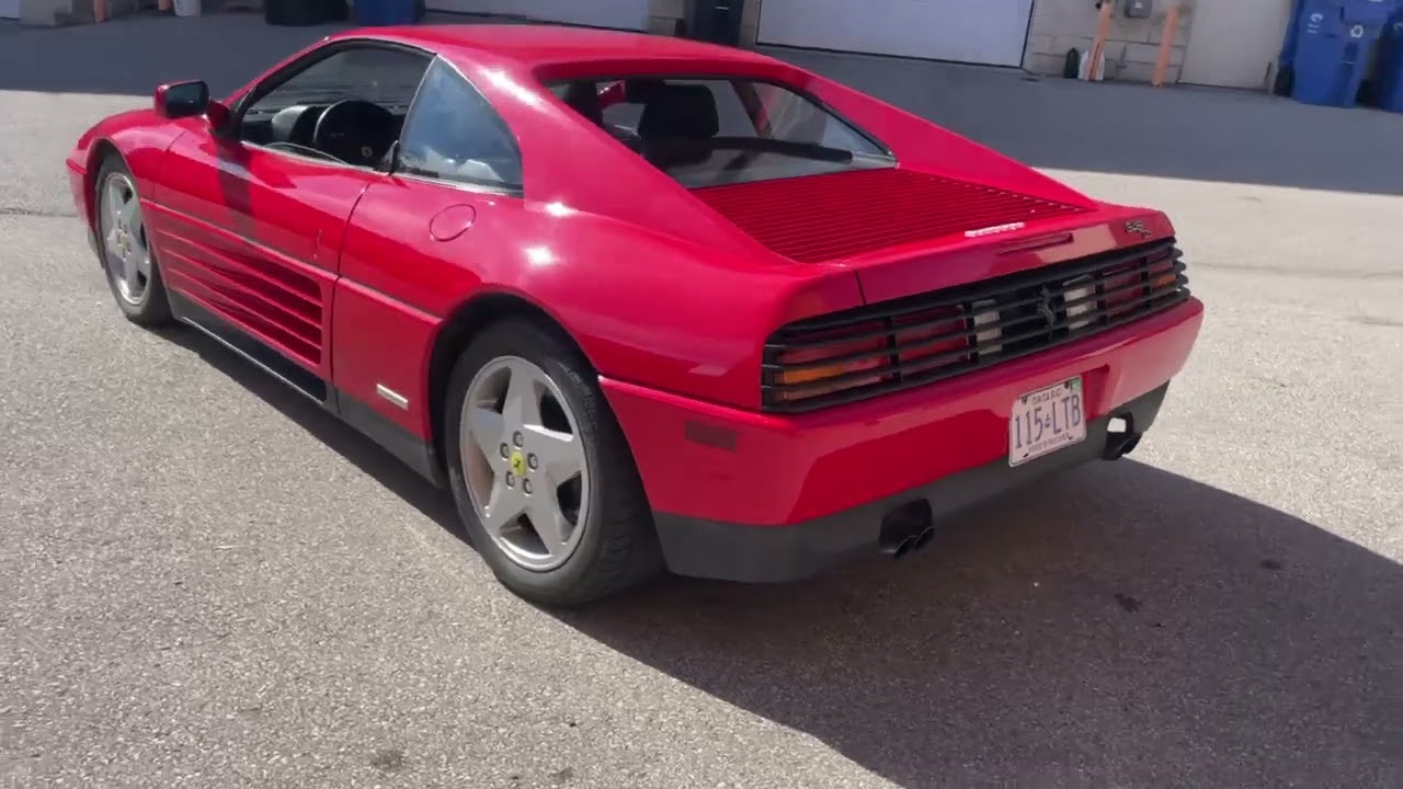 **SOLD on the CCC Buy-It-Now Lot** 49K km One Family Owned 1991 Ferrari 348 tb 5-Speed Gated Manual – Inspected