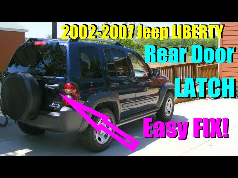 2006 Jeep LIBERTY DIY Back DOOR LOCK Latch ACTUATOR Easy Fix Removal/Install 02-07