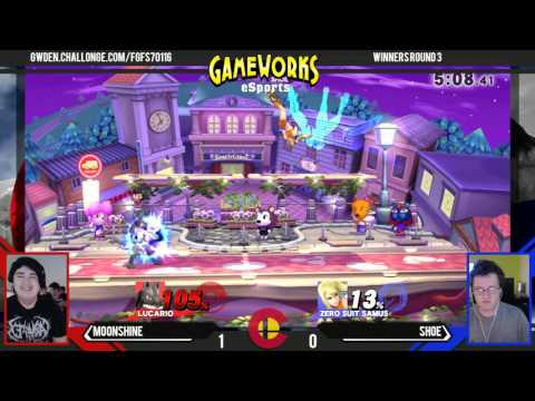 Moonshine (Lucario, Sheik) Vs. Shoe (ZSS) - WR3