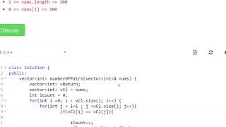 YouTube video '2341. Maximum Number of Pairs in Array, Leetcode 中文解說'