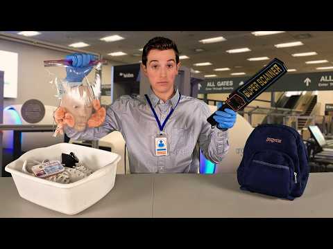ASMR: Ein TSA-Beamter kontrolliert Ihr Gepäck (Sie sind verdächtig)