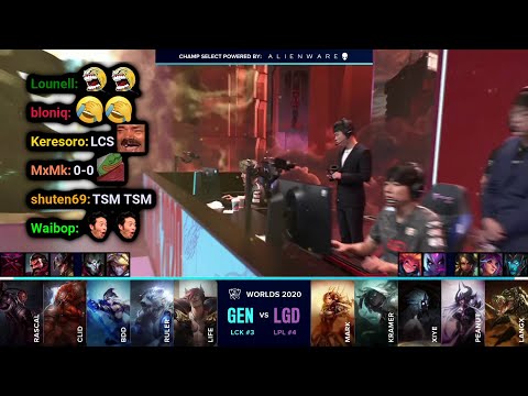 GENG vs LGD | 2020 Worlds Groups Day 1 | Twitch VOD with Chat