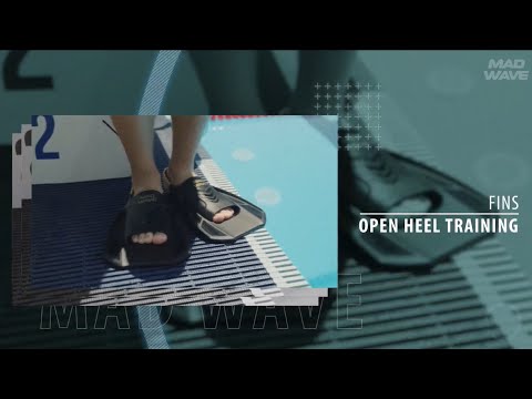 New | Swim Training Fins | Open Heel Training Mad Wave