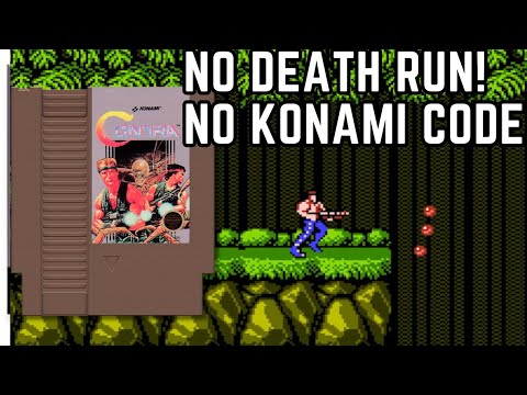Finish Contra, No Deaths, No Code!!