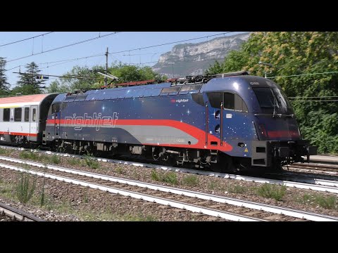4K - 2022-08-09 Una mattina di agosto sulla ferrovia del Brennero 1/2 - Stazione di Peri
