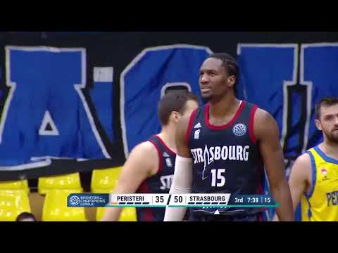 TC2 Peristeri vs SIG Strasbourg   Offensive Foul   Basketball Champions League