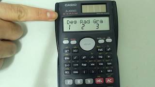 How to Convert Between Degrees and Radians on Casio Scientific Calculator