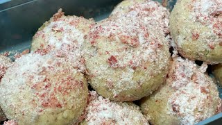 秒殺！凍乾草莓雪球餅乾Freeze-Dring Strawberry Snowball Cookies