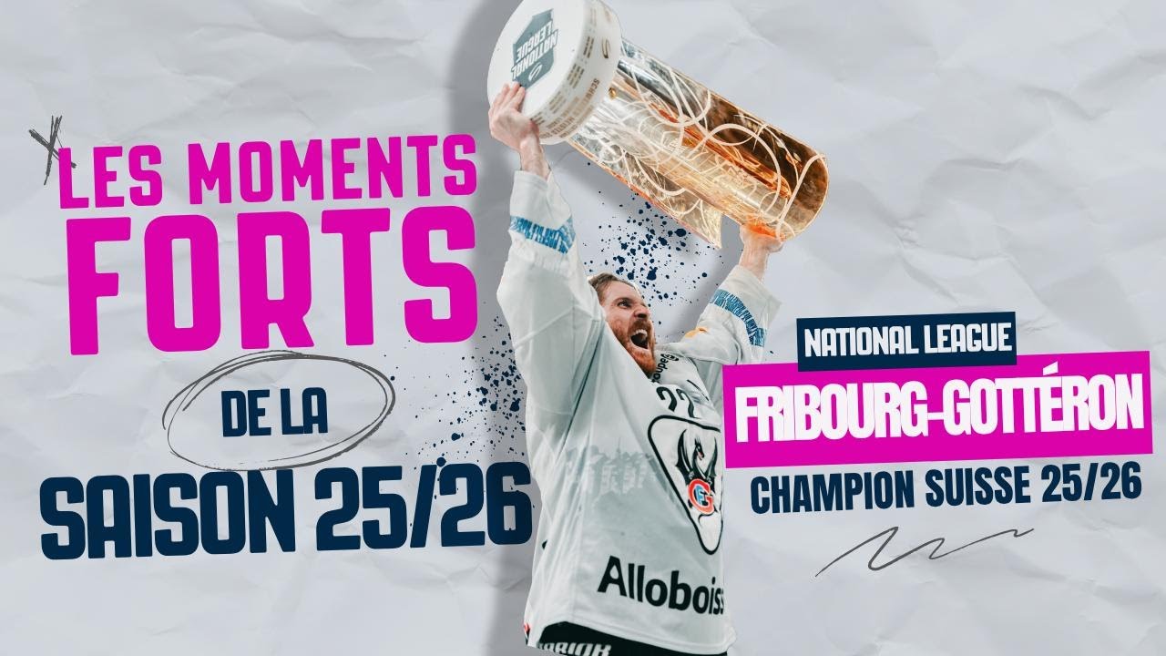 Fribourg-Gottéron Champion Suisse 2025/26 🏆 | Les Meilleurs Moments de la Saison