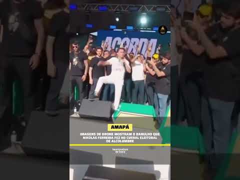 Imagens de drone mostram o barulho que Nikolas Ferreira fez no “curral eleitoral” de Alcolumbre