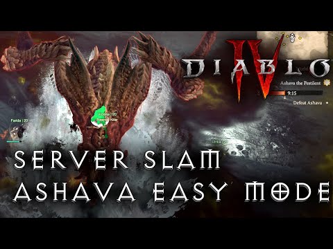 Server Slam: Killing the World Boss Ashava with Druid | Diablo 4 Beta | English | 4k UHD