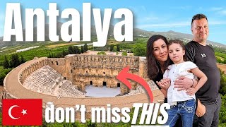 World's BEST Preserved Ancient Theater 🇹🇷 (Antalya, Turkey) | The Traveling 3 Ep. 4 (2/4)
