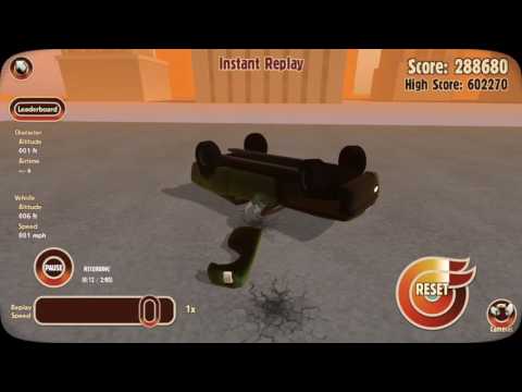 Turbo Dismount replay: 288 680 points on The Original Classic! #turbodismount