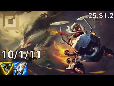 Corki ADC vs Kog'Maw - EUW grandmaster | Patch 25.S1.2