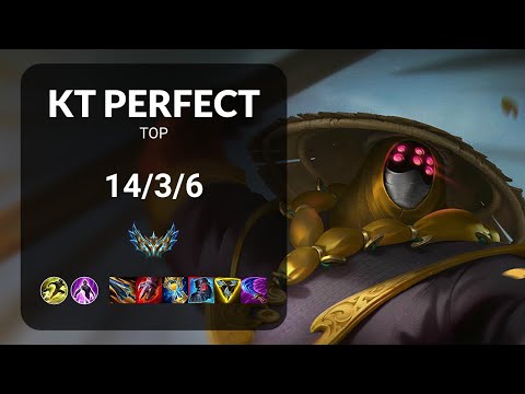 KT PerfecT Jax vs Volibear TOP - KR CHALLENGER Patch 15.12