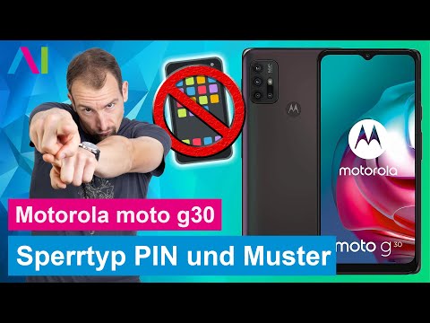 Motorola moto g30 - Sperrtyp PIN & Muster • 📱 • 🀡 • ☡ • Anleitung | Tutorial