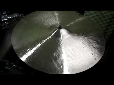 20 & 5/16ths SB 5H Small Bell Ride, 1881g with 3 rivets installed.