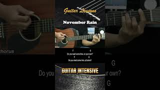 November Rain - Guns N' Roses | EASY Guitar Tutorial Chords / Lyrics - Guitar Lesson
