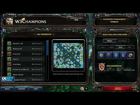 Happy's stream 6th March 2022 Battle.net - w3champions Часть 2