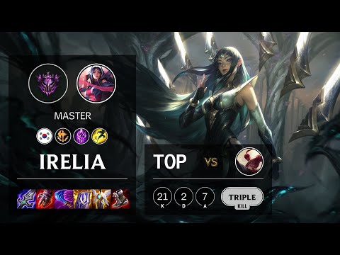 Irelia Top vs Lee Sin - KR Master Patch 11.21