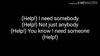 The Beatles - Help! [Cover] (Lyrics)