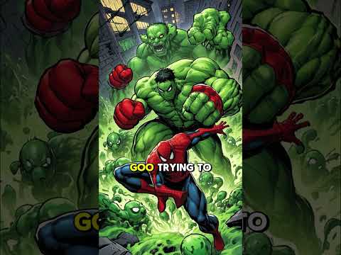 Slime Monster Attack at Hero School! 😱🧪#spiderman #marvel #cartoon #funny