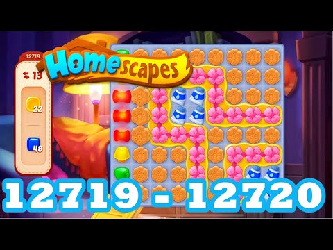 Homescapes Level 12719 - 12720 HD 3 - match puzzle Gameplay | android | IOS | 1GameGo Game