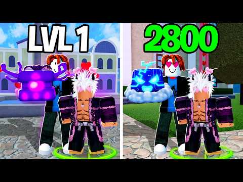 Noob To Max Using Only Valentine Gacha In Blox Fruits