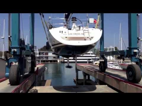 Jeanneau 36i Sailboat Haul Out for Survey & Hull Design Video By: Ian Van Tuyl