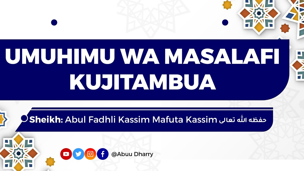 6. (Short Clip) UMUHIMU WA KUJITAMBUA