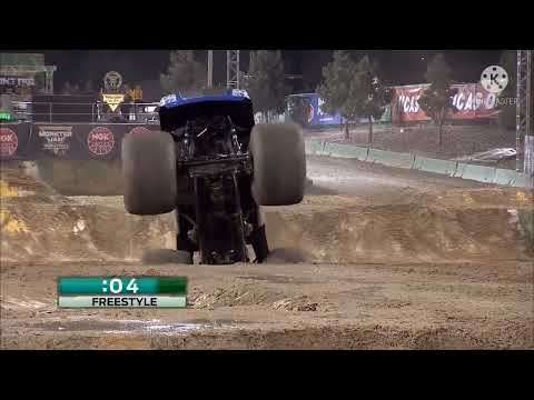 The world's first ever monster truck front flip - Arctic Monkeys