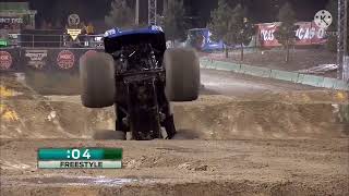 The world's first ever monster truck front flip - Arctic Monkeys