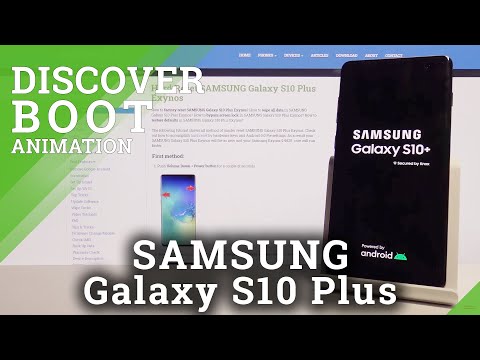 How Boot Animation Looks in Samsung Galaxy S10 Plus – Starting Animation