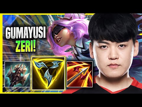GUMAYUSI DOMINATING WITH ZERI! - T1 Gumayusi Plays Zeri ADC vs Draven! | Season 2022